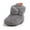Gray, variant on HUANBAI Warm Winter Baby Shoes First Soft Sole Infant Sneakers Cozy Fleece Lined Toddler Booties For Boys Girls 0-6 Months
