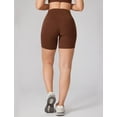 thumbnail image 2 of Pantalones cortos de entrenamiento para motociclistas UNISSU Hugcurve de cintura alta para mujer, 2 of 3