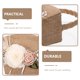 thumbnail image 3 of unbranded Cesta De Flores Para Color Marrón Claro Con Delicada Y Para Ceremonia, 3 of 7