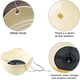 thumbnail image 5 of Macetas colgantes de 2 piezas, macetas, plantas colgantes, macetas para exteriores, balcón, jardín interior y exterior, macetas colgantes, gris claro (h, 5 of 5
