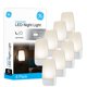 thumbnail image 1 of Luz nocturna GE LED enchufable, sensor del anochecer al amanecer, paquete de 8, 1 of 7