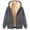 Dark Gray, variant on BiZtdJrK Zip Up Hoodies for Women Warm Fleece Lined Hooded Jackets Fashion Heart Printed Sweatshirt Fall Winter Sherpa Coat with Pockets Prime Day Sales Today 2025 Black L