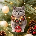 thumbnail image 5 of Cheapark Christmas 2D Acrylic Hanging Ornament Flat Holiday Pendant Decoration for Xmas Tree Seasonal Decor Gift, 5 of 6