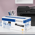 thumbnail image 3 of TN730 1 Pack Black Compatible for Brother DCP-L2550DW MFC-L2710DW MFC-L2750DW Printer, 3 of 7