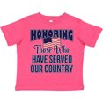 thumbnail image 3 of Inktastic Veterans Day Military Honoring Those Who Serve Boys or Girls Toddler T-Shirt, 3 of 5