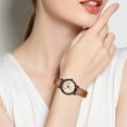 thumbnail image 5 of Analog Watch, Women's Wrist Watches, Ladies Watches for Women,wrist Watches for Woman, Student Watch Exam Dedicated Casual Digital Calendar Quartz Leather Strap Women's Watch, 5 of 7