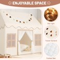 thumbnail image 2 of Carpa de juego para niños Senodeer para interiores con tapete, luces de estrellas y guirnalda, 2 of 7