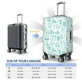 thumbnail image 2 of Travel Luggage Cover Protector - life icon Anti-Scratch Suitcase Covers Fits 18-32 Inch Luggage, 2 of 5
