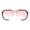 Gold Tortoise (Pink), variant on PASTL Echo Square Sunglasses Unisex Retro Geometric UV400 Gunmetal Black, Blue