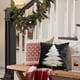 thumbnail image 4 of Christmas Soft Weave Pillowcases Standard Size Breathable-Friendly Pillow Shams Decorative Weave Pillow Case Covers, 4 of 8