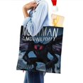 thumbnail image 4 of Mothman Bolso de tela con estampado de lienzo para mujer, bolsa de compras reutilizable y estética, con cremallera interior, regalo para mujer,40*40cm., 4 of 6