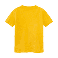 thumbnail image 2 of LittleSpring Toddler Short Sleeve T Shirts Girls' Cotton Crew Neck Basic Tees Soft Casual Solid Yellow 2T, 2 of 7