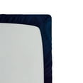 thumbnail image 3 of Ambesonne Digital Fitted Sheet, Circles Grid Esoteric, Full Size, Indigo, 3 of 3
