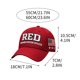 thumbnail image 5 of Gorra de béisbol – Gorra informal, estampado rojo de arte patriótico, ligera y cómoda para el día a día, uso duradero para el día a día, 5 of 9