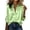 23#Light Green, variant on Womens Button Down Shirt Features Satin Finish Long Sleeves And Point Collar For Workwear And Polished Casual Outfits