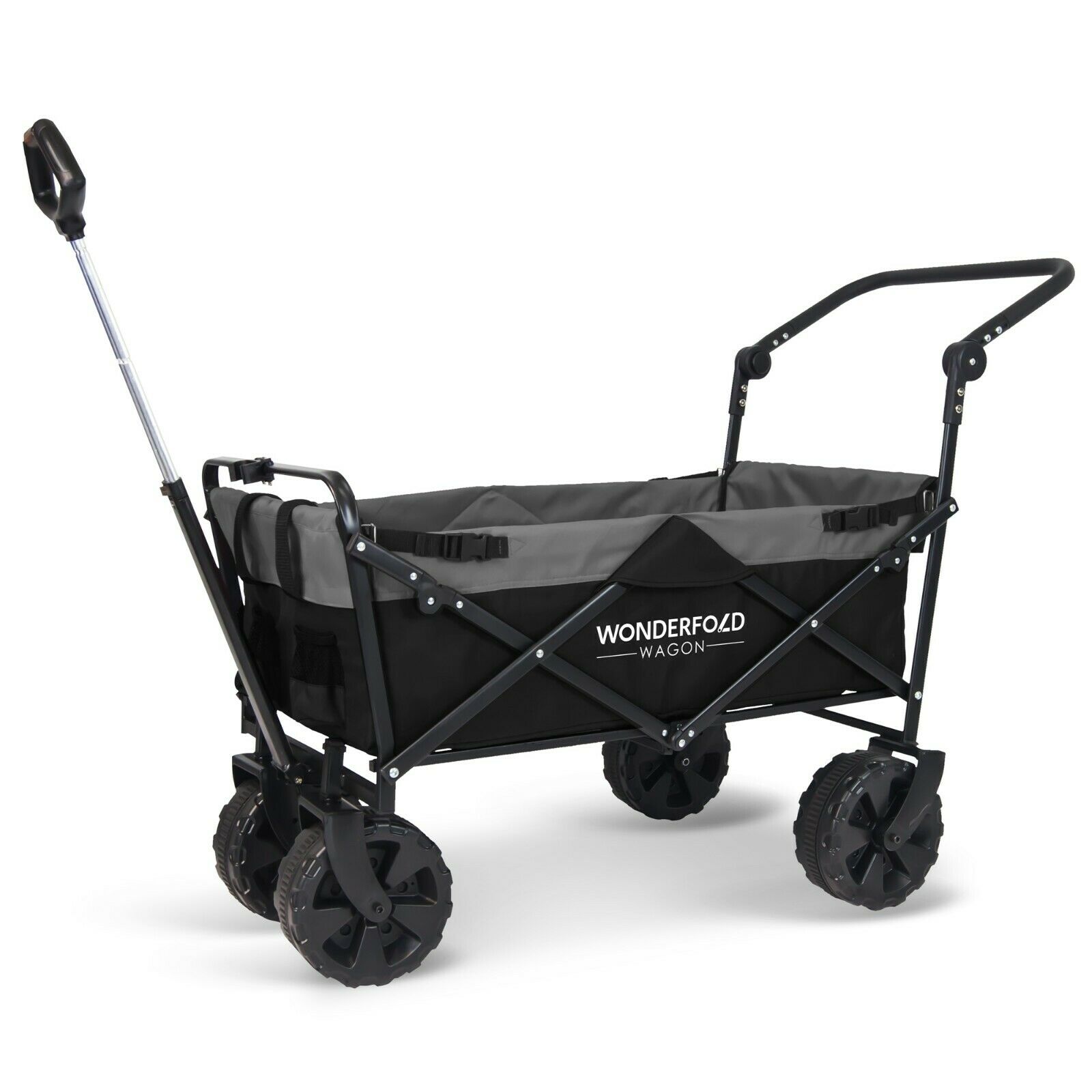 WonderFold Pull & Push Collapsible Utility Folding Wagon with All
