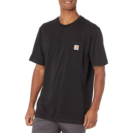 Carhartt Men's K87 Workwear T-Shirt - 4X-Large Tall - Black | Walmart ...
