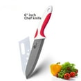 thumbnail image 6 of Akatsuki Home 6-inch Ceramic Knife Black Kitchen Rustproof Fruit Cutting Paring Knife with Cover Vegetable Knife Cooking Tool, 6 of 6