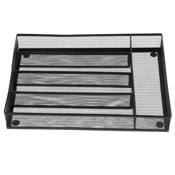 unbranded  Drawer Storage Holders Metal Organizer Silverware Tray Bins Black