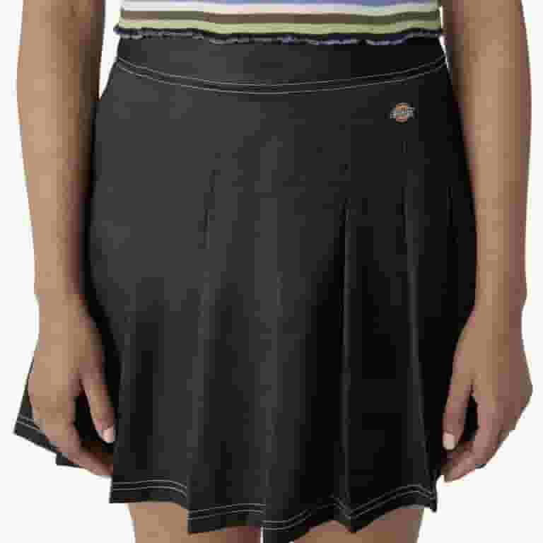スカート DICKIES Woman Skirt Black DK0A4YQH BLK1 Dickies Women's Twill Pleated Skirt, Black, 28 - Walmart.com