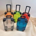 thumbnail image 1 of HLONK Valise Mini pour Enfants Transparente à Roulettes avec Poignée Rétractable Rangement Portable pour Jouets et Collations, 1 of 11