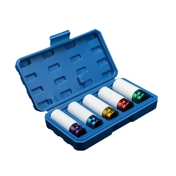 15/17/19/21/22mm Hex Sockets Pneumatic Wrench Tire Screw Hexagonal Sleeve Tire Protection Impact Nut Socket