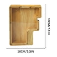 thumbnail image 3 of ZZwxWA 50 % de Réduction Boîte à Lettres en Bois Clair en Verre Transparent, 3 of 5