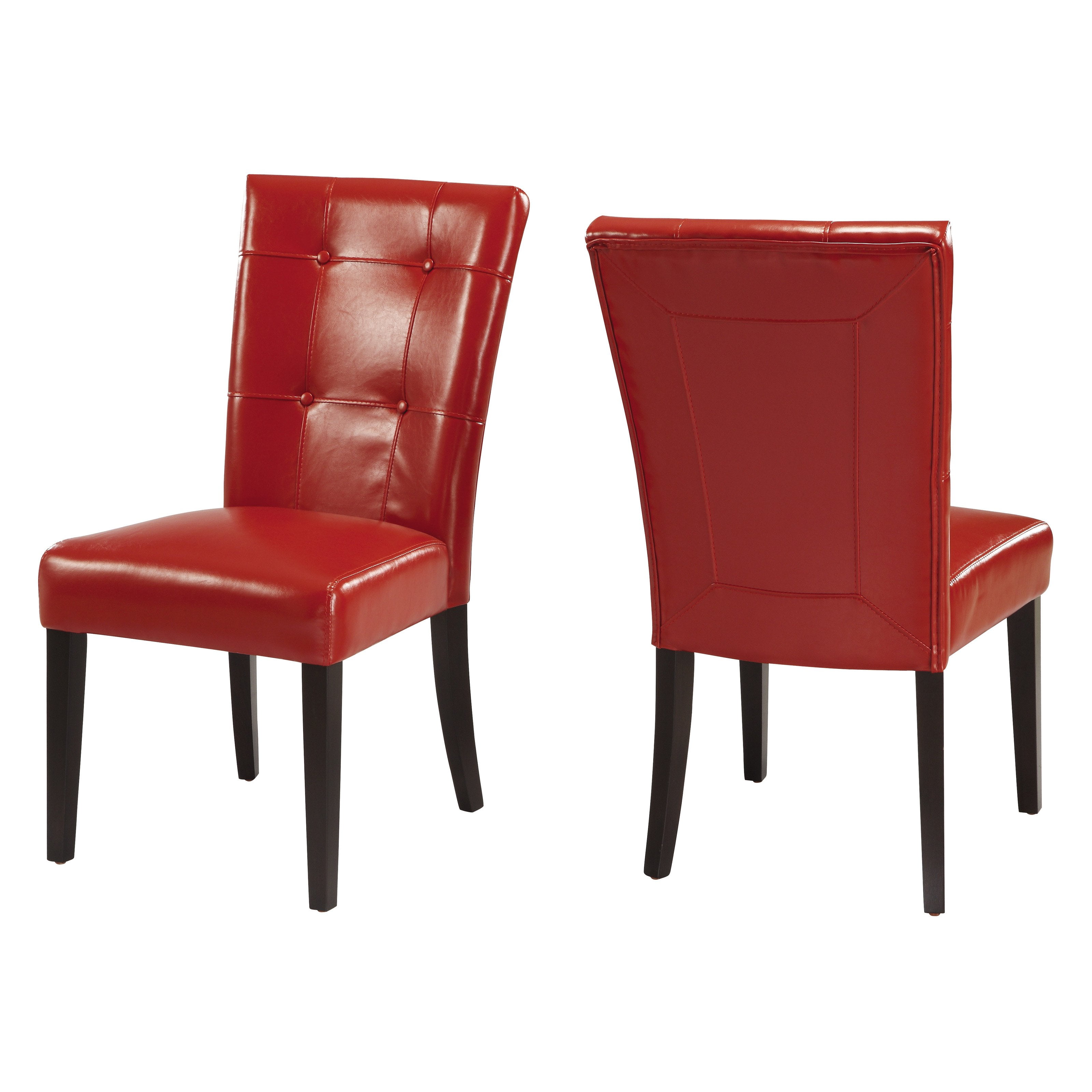 modus bossa dining height leatherette parsons chair - set of 2 modus bossa dining height leatherette parsons chair - set of 2