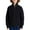 Navy, variant on KAUOD Girls Full Zipper Crew Neck Sweater Ribbed Knit Thermal Stretchy Jackets Kids Winter Plain Long Sleeve Tops Clothes