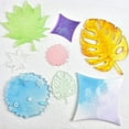 thumbnail image 5 of Coaster Silicone Mold, 4 Pack Resin Molds Leaves/maple leaves/irregular square and irregular graphics for Casting Rhombus for Casting with Resin, Concrete, DIY Artcraft Project Gift, 5 of 8