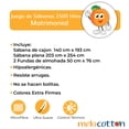 thumbnail image 4 of Juego de Sabanas 2500 Hilos, Bordada Matrimonial "Fiusha" Melocotton  Sabanas Matrimonial 2500 Hilos Bordada, 4 of 4