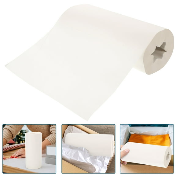 Pawsdot White Tissue Wrapping Paper Roll for Floral and Clothing Packaging