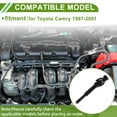 thumbnail image 3 of Eje de columna de dirección para Toyota Camry 1997-2001 Eje de dirección No.4520233010 Metal 1 Pc, 3 of 7