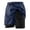 Dark Blue, variant on Two Layer Athletic Shorts for Women, Flowy Running Shorts with Secure Inner Liner, Lightweight Workout Gym Shorts for Sports & Tennis