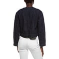 thumbnail image 2 of Madewell womens  Curved Hem Button Jacket, m, Blue, 2 of 3