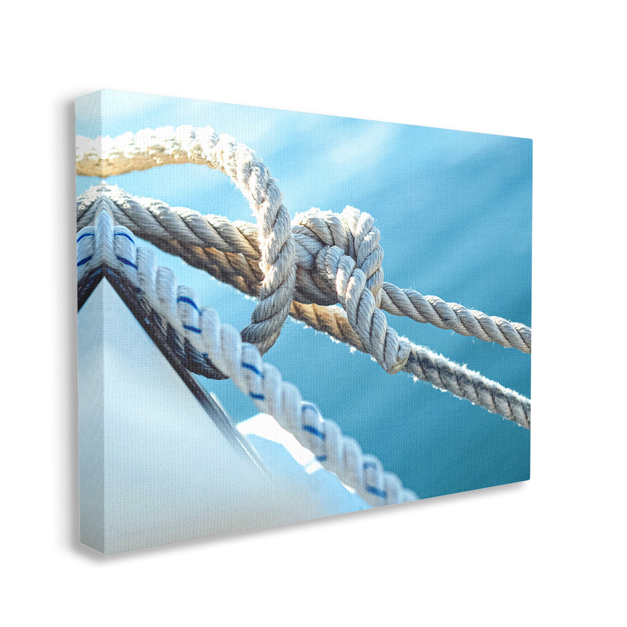 Stupell Industries Nautical Boating Knot Transportation Photography Gallery Wrapped Canvas Art Print Wall Art, 40 x 30