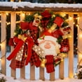 thumbnail image 4 of Elegant Holiday Wreath for Front Door Festive Indoor Outdoor Greenery with Berries for Seasonal Celebrations and Parties, 4 of 6