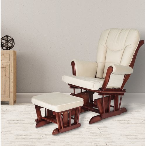 afg sleigh glider with ottoman