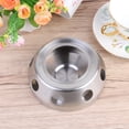 thumbnail image 5 of Household Stainless Steel Tea Heater Milk Warmer Tea Stove Candle Stand Candle Holder for Home (Silver), 5 of 5