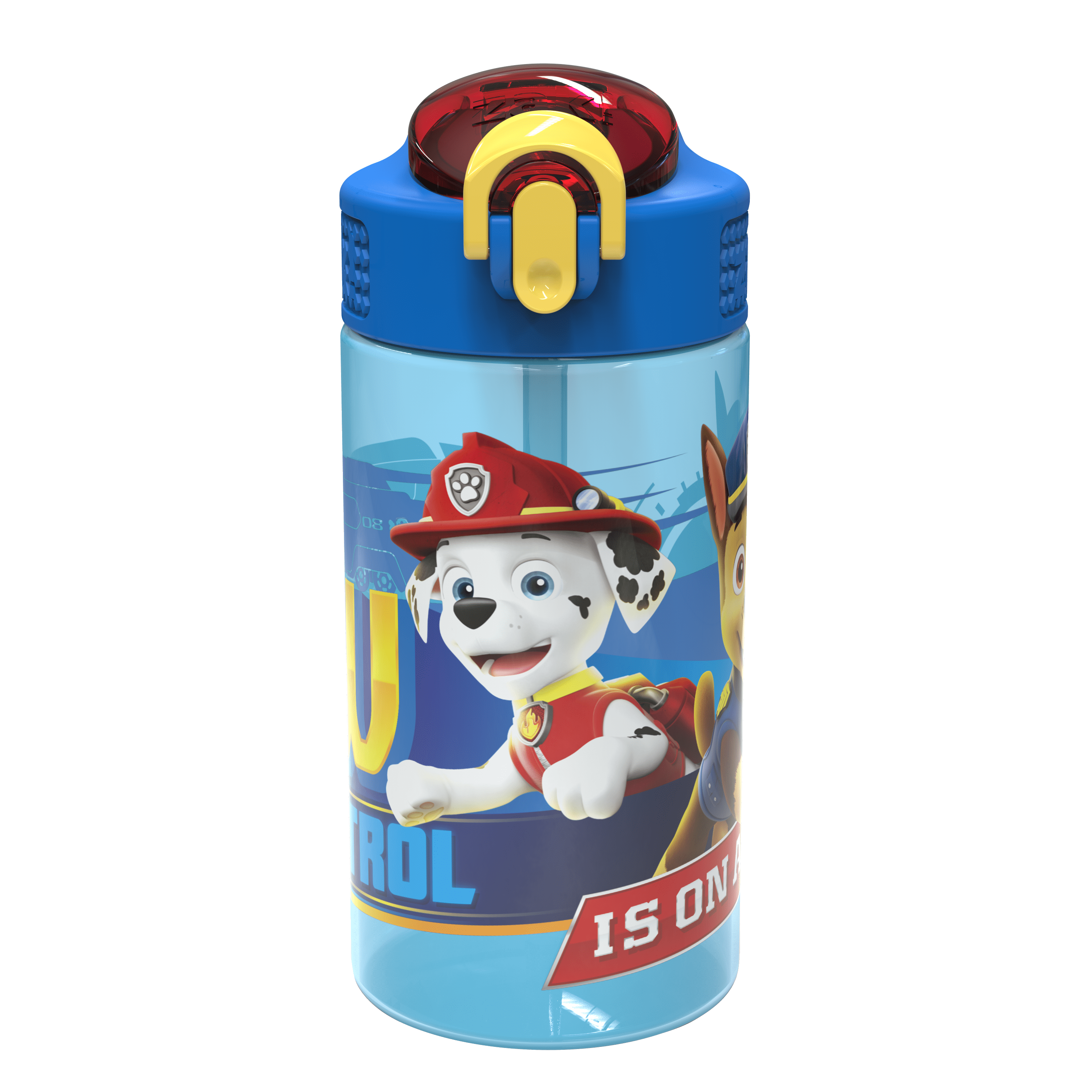 Zak Paw Patrol Water Bottle 16.5 oz BPA Free Red Blue Yellow Boys Girls Kids 