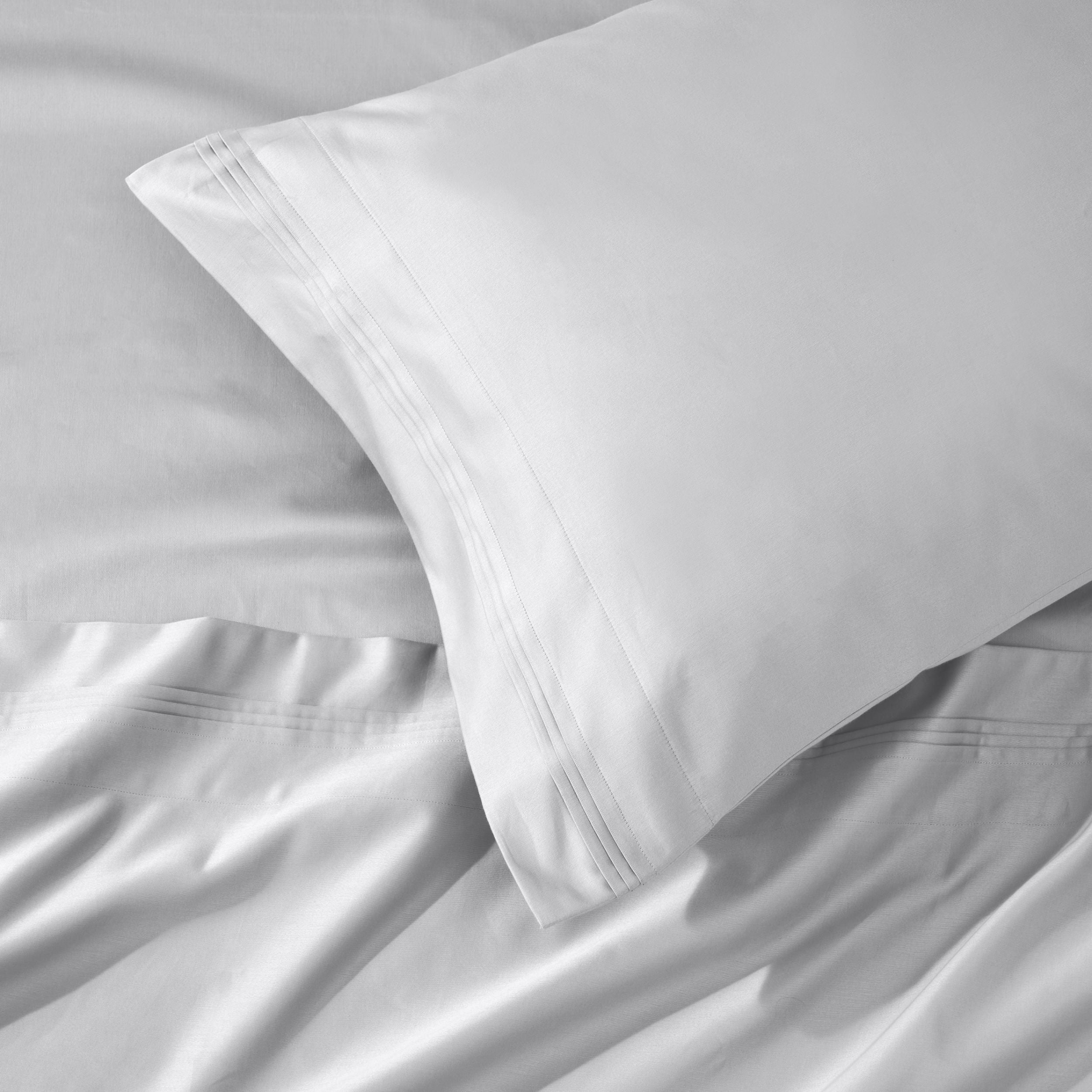 Superior 1000 TC Egyptian Cotton Extra Deep Pocket 20 Inch Sheet Set, Cal King, Platinum