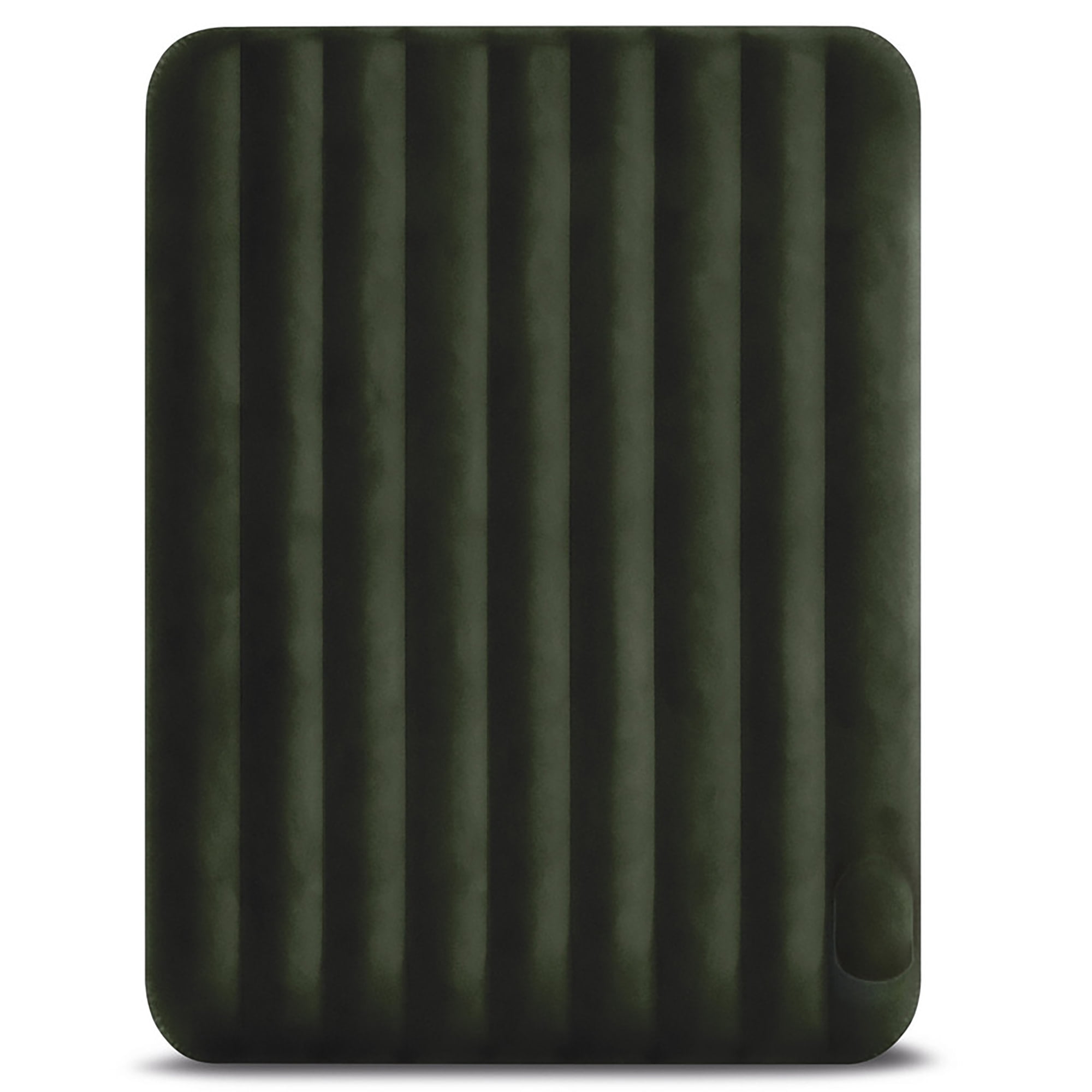 Intex: Dura-Beam: Downy Airbed - Queen - Green, 10" Inflatable Mattress, Built-In Foot Pump, Fiber-Tech, Carry Bag, Indoor-Outdoor, 600lb Cap, 64763E