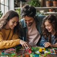 thumbnail image 4 of Rompecabezas White Mountain Puzzles Birdhouse Village 500 piezas extra grandes, 4 of 5