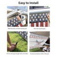 thumbnail image 7 of 4th of July RV Awning Sun Shade Screen 9'X7' Patriotic Eagle Mesh Sunscreen Red White and Blue Stars 250th Anniversary Awning Shade Screen with Zipper Completed Kits for RV Motorhome Camper, 7 of 7