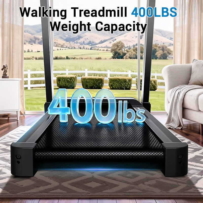 CURSOR FITNESS 18% Incline Folding Treadmill, 3.5HP Motor, 400 lbs Capacity – Quiet Home Treadmill