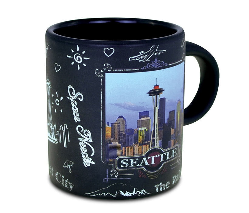 Seattle Skyline Color Changing Coffee Mug