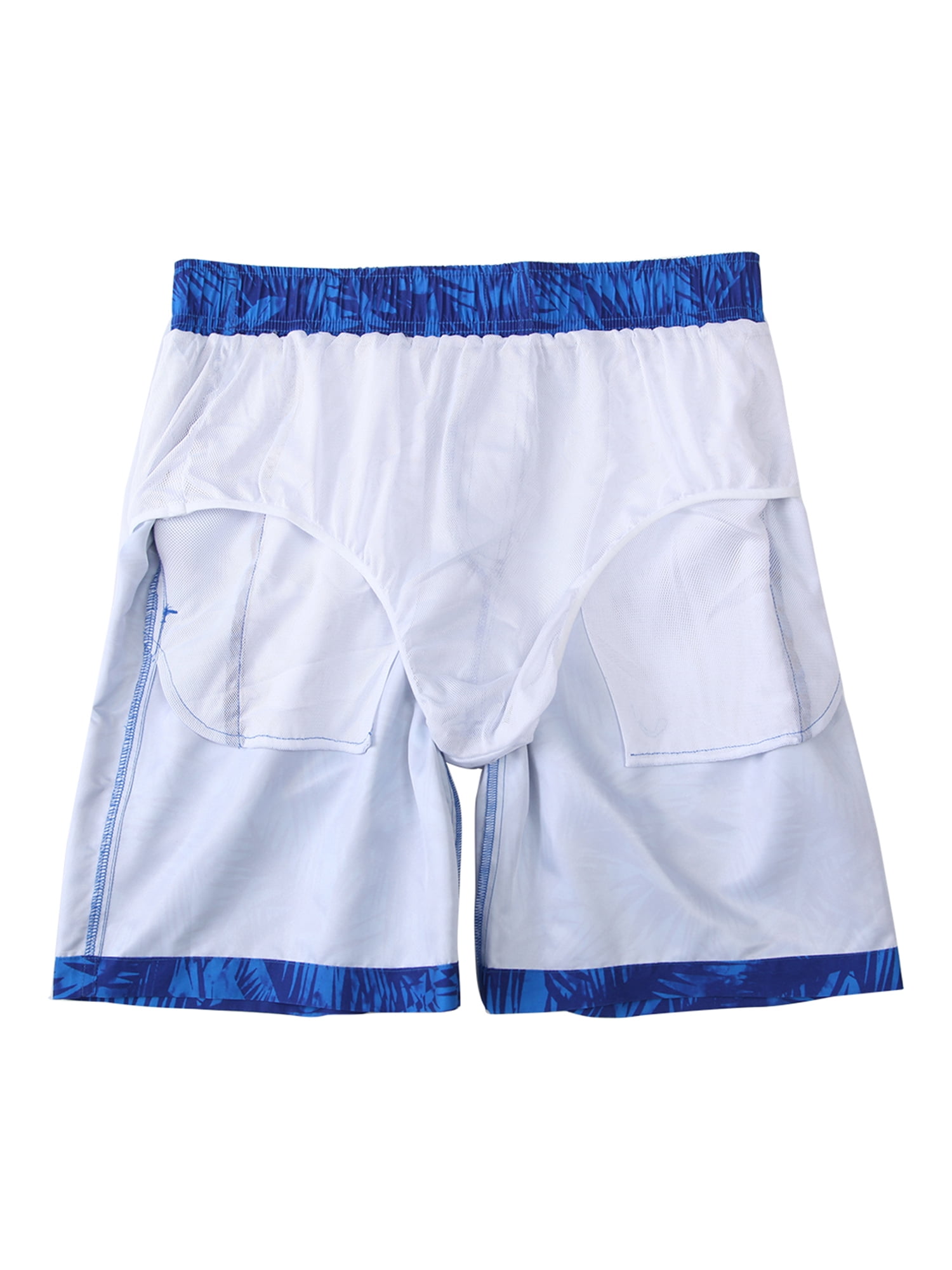 Rokka&Rolla Men's 8" Mesh Lined Swim Trunks, up to Size 2XL
