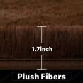 thumbnail image 2 of Junovo Super Soft Fluffy Area Rugs Modern Shag Rug for Bedroom Living Room,Cute Carpets for Kids Nursery Girls Home Dorm,5'x8',Chocolate Brown, 2 of 6