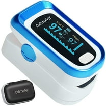 SUWU Pulse Oximeter Fingertip, Oxygen Monitor Fingertip for Sports Use,with Lanyard,Blue