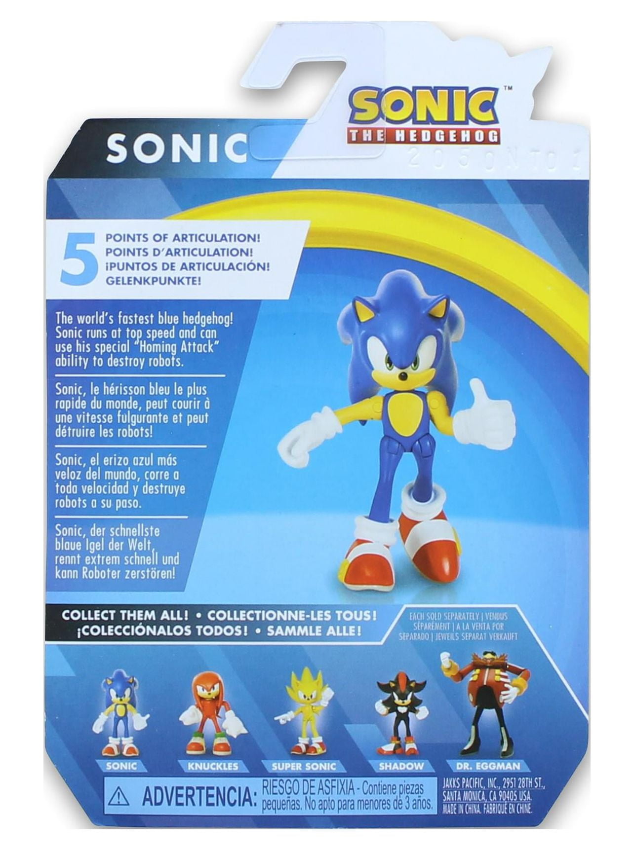 Sonic the Hedgehog 2.5 lot of 5 Classic Sonic Eggman Tails Super Sonic  Mighty 192995414358